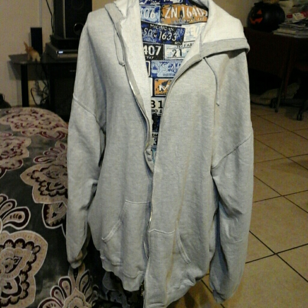 3xl Jerzees zip up Hoody Grey 😀